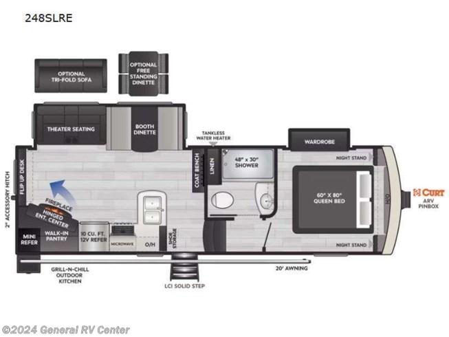 2024 Keystone Arcadia Super Lite 248SLRE - New Fifth Wheel For Sale by General RV Center in Dover, Florida