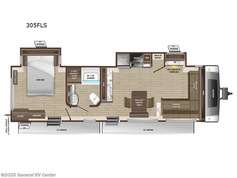 Call now about this 2026 Highland Ridge Open Range 305FLS! 2026 Highland Ridge Open Range 305FLS - New Travel Trailer For Sale by General RV Center in Dover, Florida