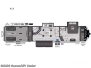 Call now about this 2025 Keystone Fuzion 419! 2025 Keystone Fuzion 419 - New Fifth Wheel For Sale by General RV Center in Dover, Florida
