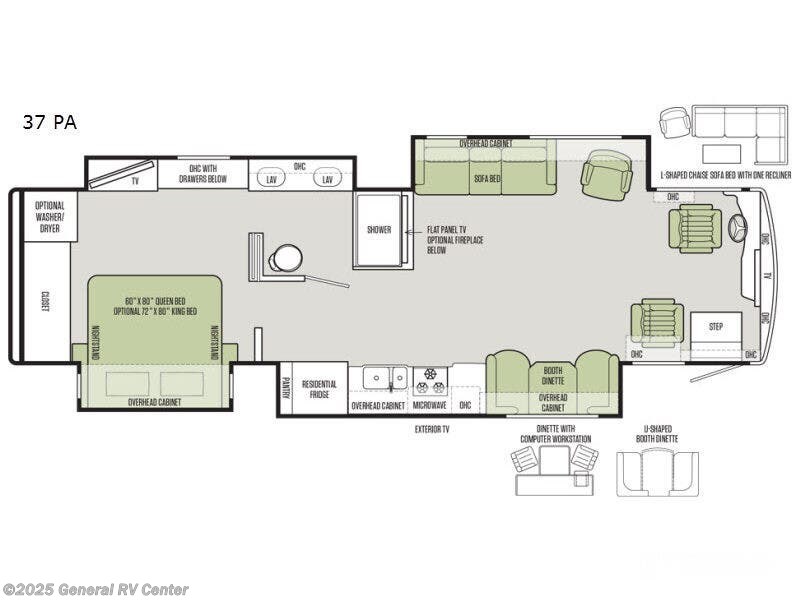 Call now about this 2019 Tiffin Allegro Red 37PA-4SL! 2019 Tiffin Allegro Red 37PA-4SL - Used Class A For Sale by General RV Center in Dover, Florida