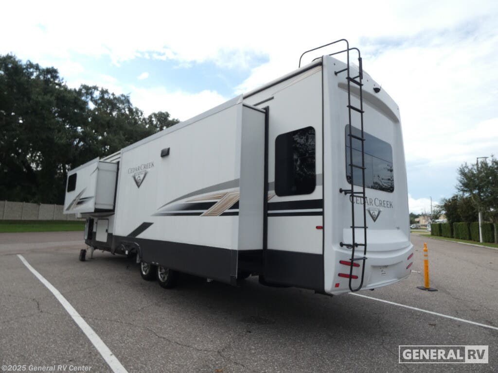 Contact us now about this 2022 Forest River Cedar Creek Champagne Edition 38EBS! 2022 Cedar Creek Champagne Edition 38EBS by Forest River from General RV Center in Dover, Florida