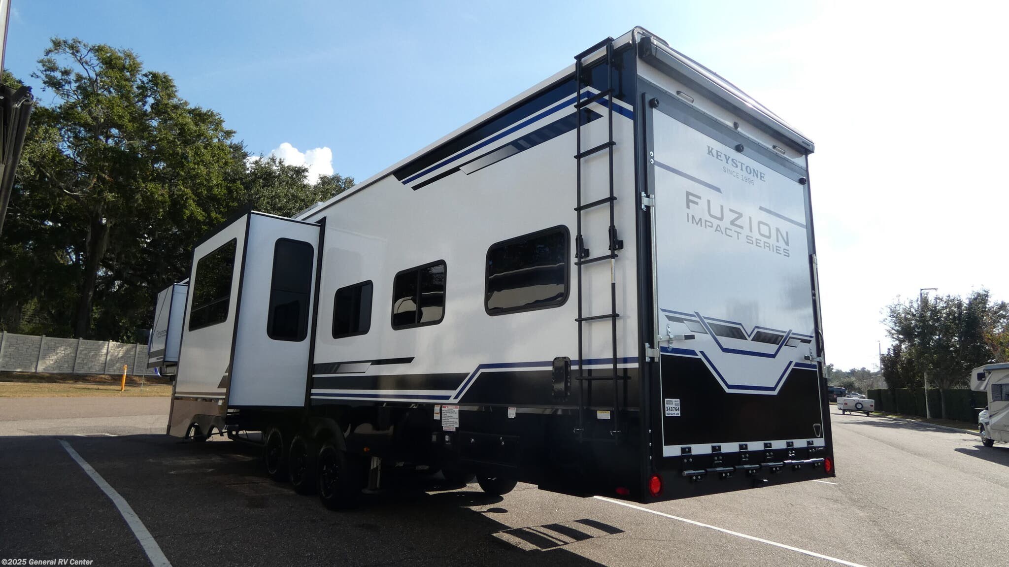 Contact us now about this 2026 Keystone Fuzion Impact EDITION FIFTH WHEEL 418! 2026 Fuzion Impact EDITION FIFTH WHEEL 418 by Keystone from General RV Center in Dover, Florida