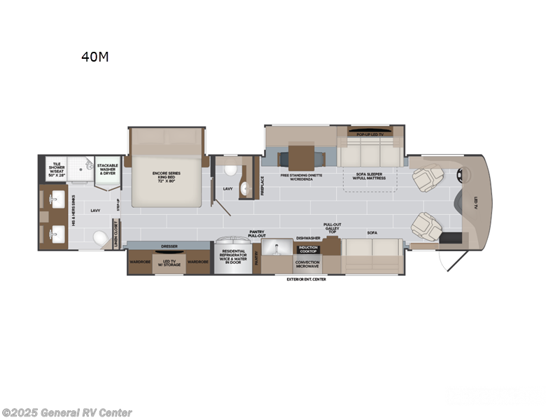 Call now about this 2025 Holiday Rambler Armada 40M! 2025 Holiday Rambler Armada 40M - New Class A For Sale by General RV Center in Dover, Florida