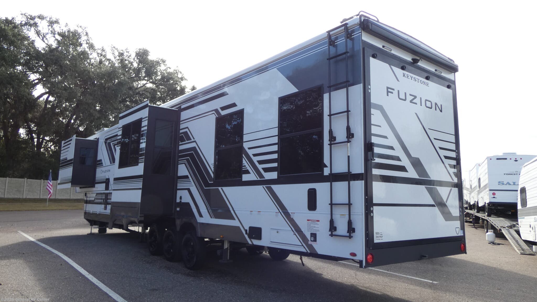 Contact us now about this 2026 Keystone Fuzion 442! 2026 Fuzion 442 by Keystone from General RV Center in Dover, Florida