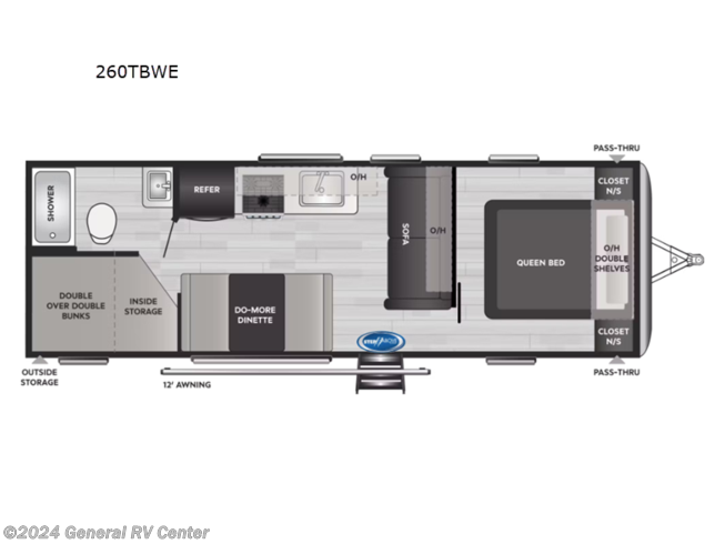 2023 Keystone Springdale 260TBWE - New Travel Trailer For Sale by General RV Center in Draper, Utah