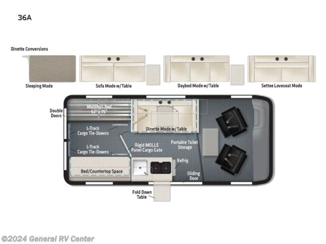 2024 Winnebago Solis Pocket 36A - New Class B For Sale by General RV Center in Draper, Utah