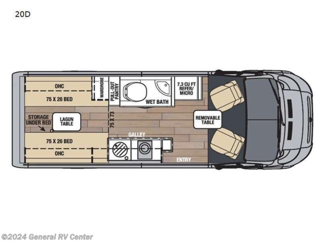 2024 Coachmen Nova 20D - New Class B For Sale by General RV Center in Draper, Utah
