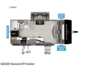 Call now about this 2025 Grand Design Imagine XLS 17MKE! 2025 Grand Design Imagine XLS 17MKE - New Travel Trailer For Sale by General RV Center in Draper, Utah features Slideout