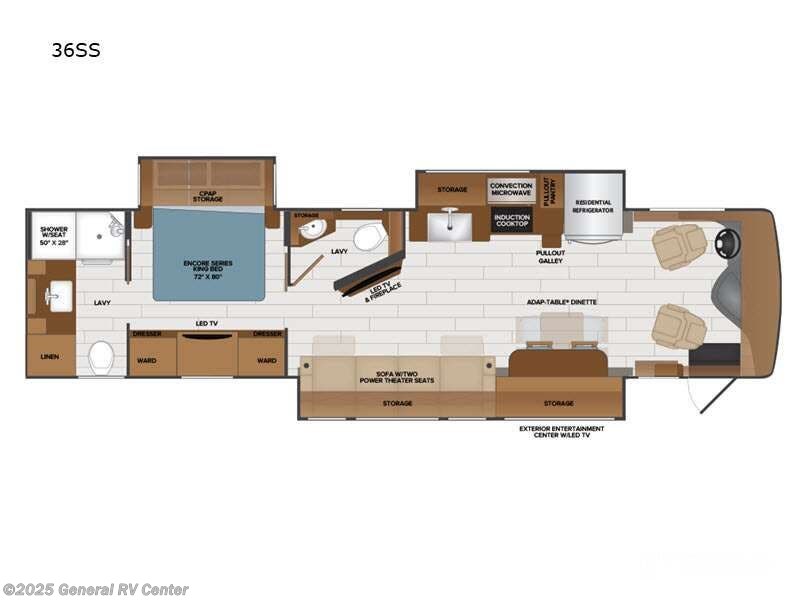 Call now about this 2025 Fleetwood Frontier 36SS! 2025 Fleetwood Frontier 36SS - New Class A For Sale by General RV Center in Draper, Utah