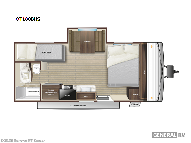 Call now about this 2022 Highland Ridge Open Range 180BHS-1S! 2022 Highland Ridge Open Range 180BHS-1S - Used Travel Trailer For Sale by General RV Center in Draper, Utah