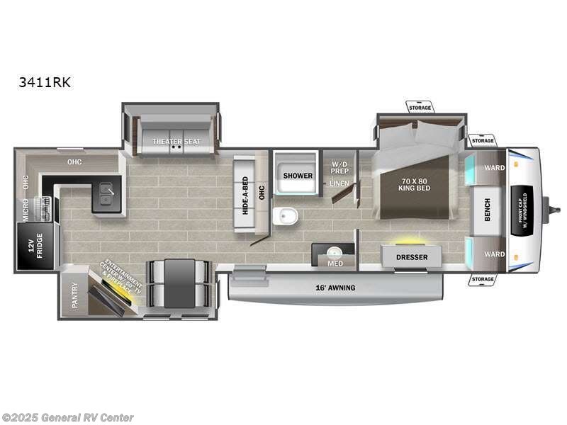 Call now about this 2022 Prime Time LaCrosse 3411RK! 2022 Prime Time LaCrosse 3411RK - Used Travel Trailer For Sale by General RV Center in Draper, Utah features Slideout