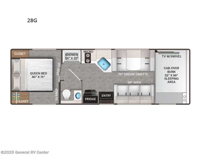 Call now about this 2026 Thor Motor Coach Four Winds 28G! 2026 Thor Motor Coach Four Winds 28G - New Class C For Sale by General RV Center in Draper, Utah