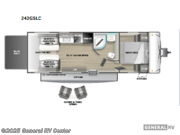 Call now about this 2022 Forest River Sandstorm 242GSLC! 2022 Forest River Sandstorm 242GSLC - Used Toy Hauler For Sale by General RV Center in Draper, Utah