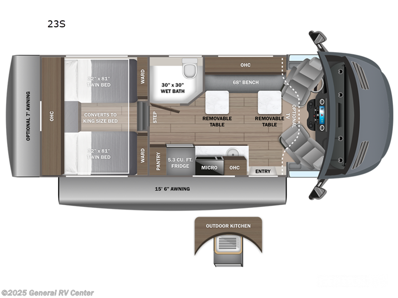 Call now about this 2025 Entegra Coach Condor 23S! 2025 Entegra Coach Condor 23S - New Class C For Sale by General RV Center in Ashland, Virginia