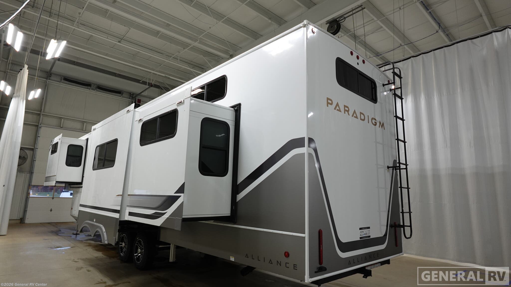 Contact us now about this 2026 Alliance RV Paradigm 395DS! 2026 Paradigm 395DS by Alliance RV from General RV Center in Ashland, Virginia