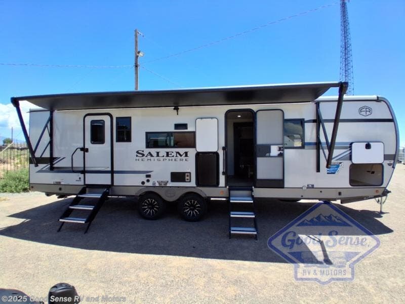 Contact us now about this 2026 Forest River Salem Hemisphere 265BSRB! 2026 Salem Hemisphere 265BSRB by Forest River from Good Sense RV and Motors in Albuquerque, New Mexico