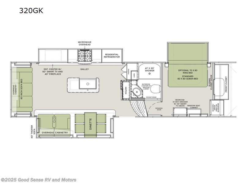 Call now about this 2022 Vanleigh Vilano 320GK! 2022 Vanleigh Vilano 320GK - Used Fifth Wheel For Sale by Good Sense RV and Motors in Albuquerque, New Mexico features Slideout