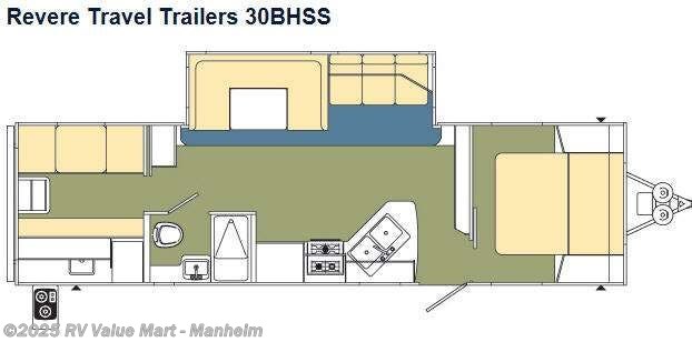 Call now about this 2012 Shasta Revere 30BHSS! 2012 Shasta Revere 30BHSS - Used Travel Trailer For Sale by RV Value Mart - Manheim in Manheim, Pennsylvania features Slideout
