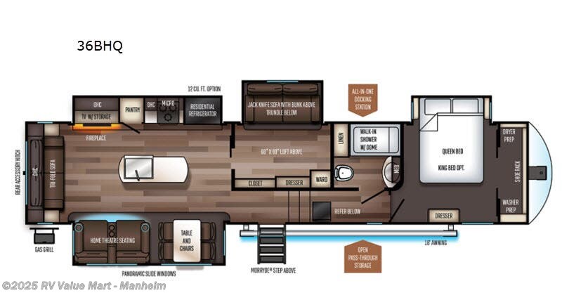 Call now about this 2020 Forest River Sabre 36BHQ! 2020 Forest River Sabre 36BHQ - Used Fifth Wheel For Sale by RV Value Mart - Manheim in Manheim, Pennsylvania features Slideout