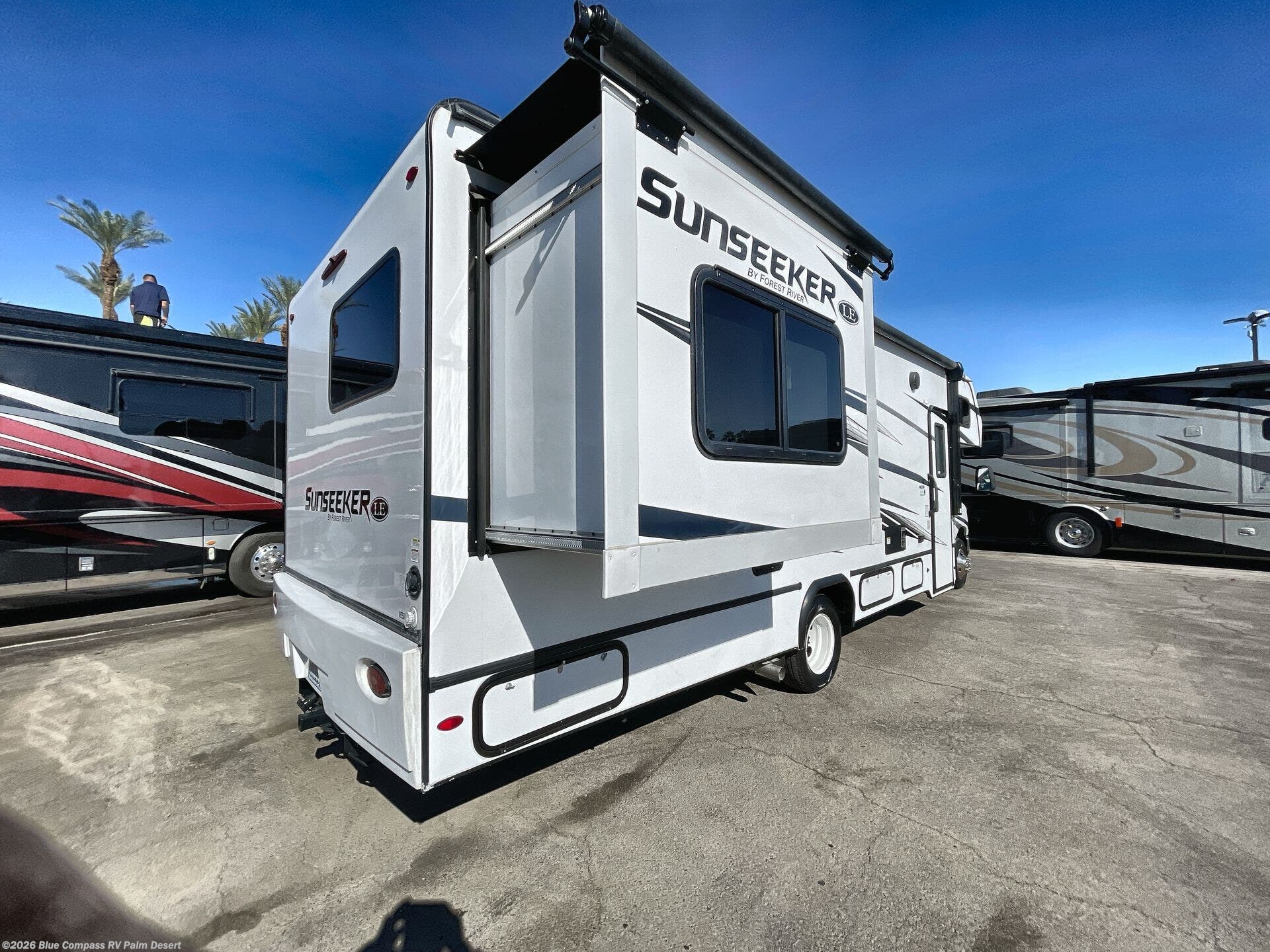 Contact us now about this 2023 Forest River Sunseeker LE 2550DSLE Ford! 2023 Sunseeker LE 2550DSLE Ford by Forest River from Blue Compass RV Palm Desert in Palm Desert, California