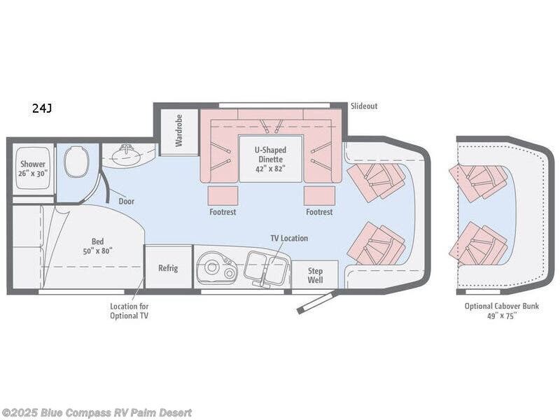Call now about this 2017 Winnebago View 24J! 2017 Winnebago View 24J - Used Class C For Sale by Blue Compass RV Palm Desert in Palm Desert, California features Slideout