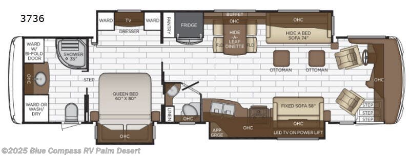 Call now about this 2019 Newmar Dutch Star 3736! 2019 Newmar Dutch Star 3736 - Used Class A For Sale by Blue Compass RV Palm Desert in Palm Desert, California features Slideout
