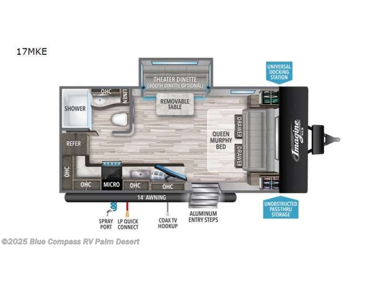 Email now about this 2021 Grand Design Imagine XLS 17MKE! Used 2021 Grand Design Imagine XLS 17MKE available in Palm Desert, California