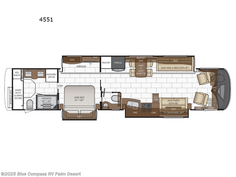 Call now about this 2023 Newmar London Aire 4551! 2023 Newmar London Aire 4551 - Used Class A For Sale by Blue Compass RV Palm Desert in Palm Desert, California features Slideout