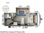Call now about this 2025 Forest River Rockwood Mini Lite 2509S! 2025 Forest River Rockwood Mini Lite 2509S - Used Travel Trailer For Sale by Blue Compass RV Kansas City in Grain Valley, Missouri features Slideout