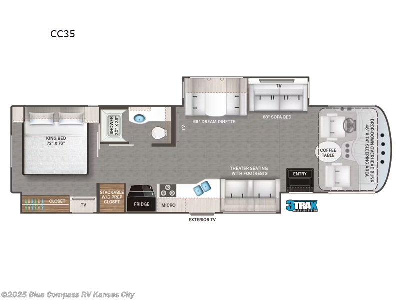 Call now about this 2024 Thor Motor Coach Luminate CC35! 2024 Thor Motor Coach Luminate CC35 - Used Class A For Sale by Blue Compass RV Kansas City in Grain Valley, Missouri features Slideout