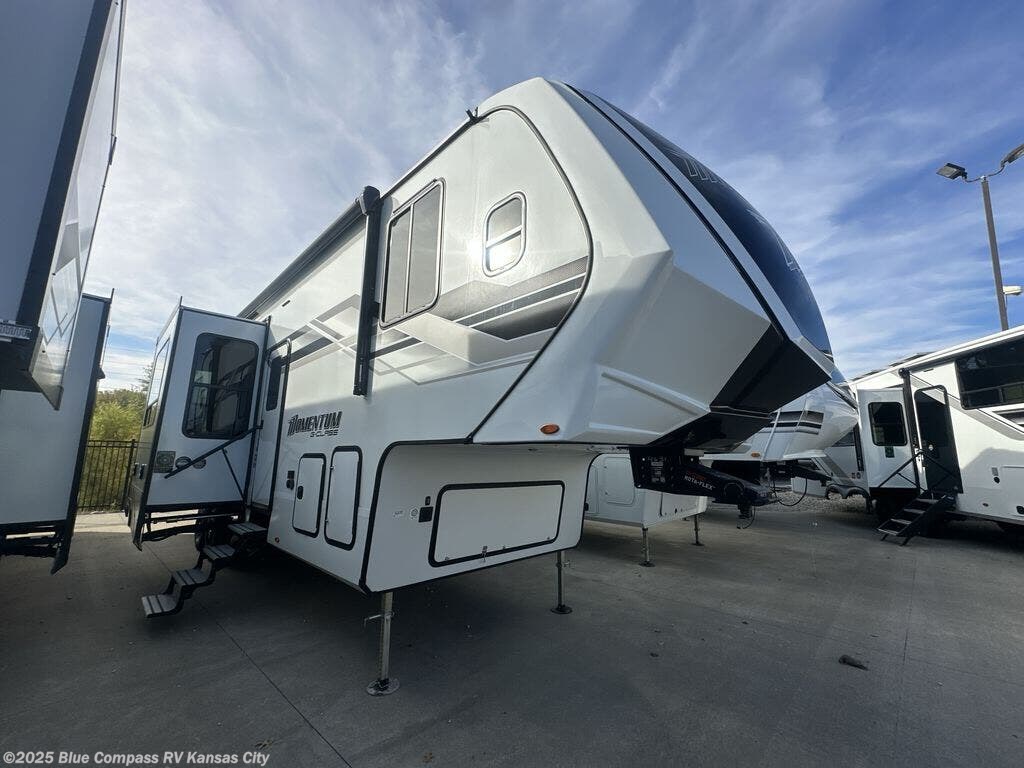 Contact us now about this 2026 Grand Design Momentum G-Class 350G! 2026 Momentum G-Class 350G by Grand Design from Blue Compass RV Kansas City in Grain Valley, Missouri