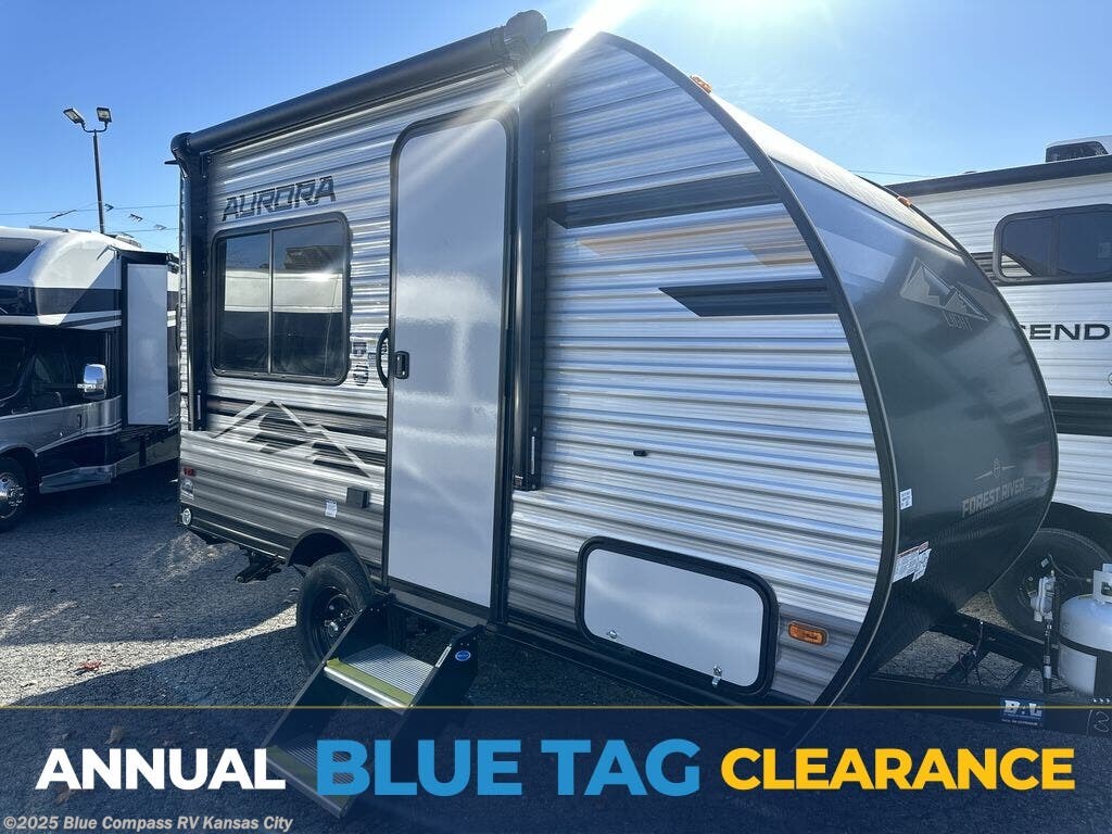 Email now about this 2026 Forest River Aurora Light 13RDX! New 2026 Forest River Aurora Light 13RDX available in Grain Valley, Missouri