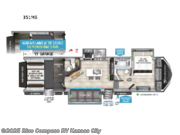 Call now about this 2022 Grand Design Momentum M-Class 351M! 2022 Grand Design Momentum M-Class 351M - Used Toy Hauler For Sale by Blue Compass RV Kansas City in Grain Valley, Missouri features Slideout