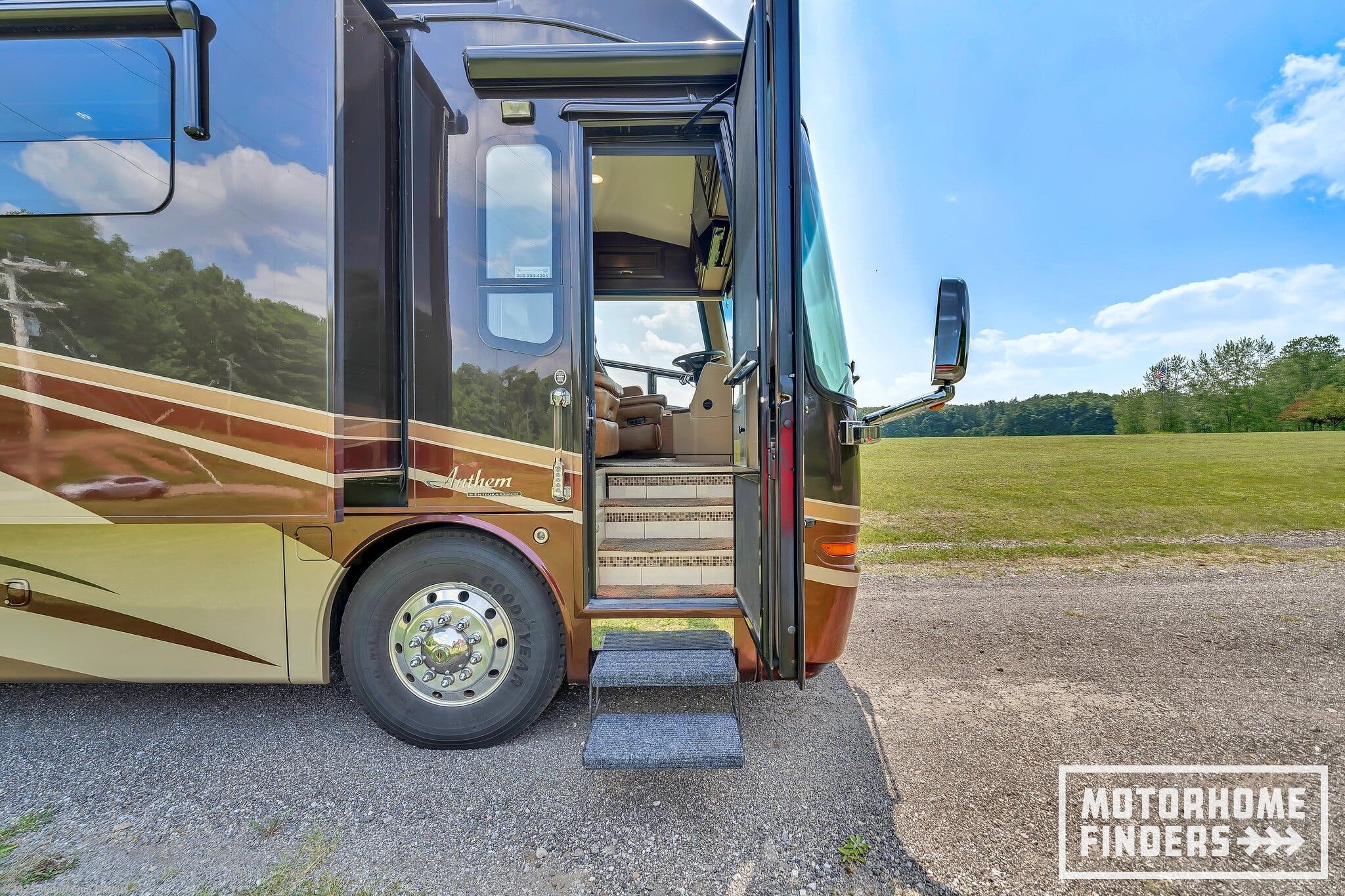 Contact us now about this 2014 Entegra Coach Anthem 44B! 2014 Anthem 44B by Entegra Coach from Motorhome Finders in Cassadaga, New York