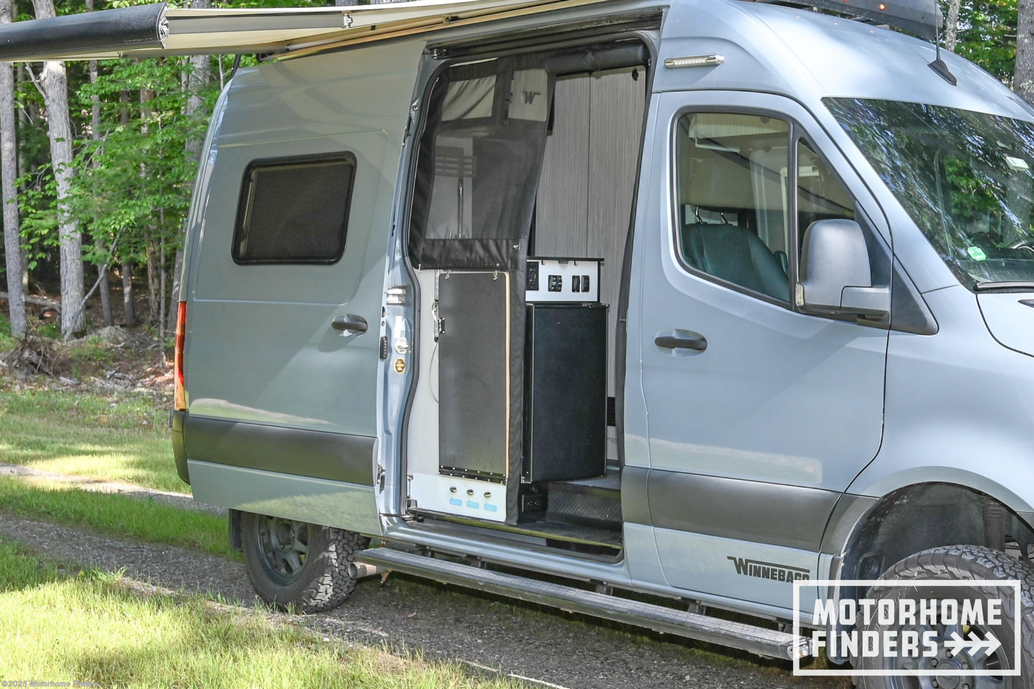 Contact us now about this 2021 Winnebago Revel 44E! 2021 Revel 44E by Winnebago from Motorhome Finders in Meredith, New Hampshire