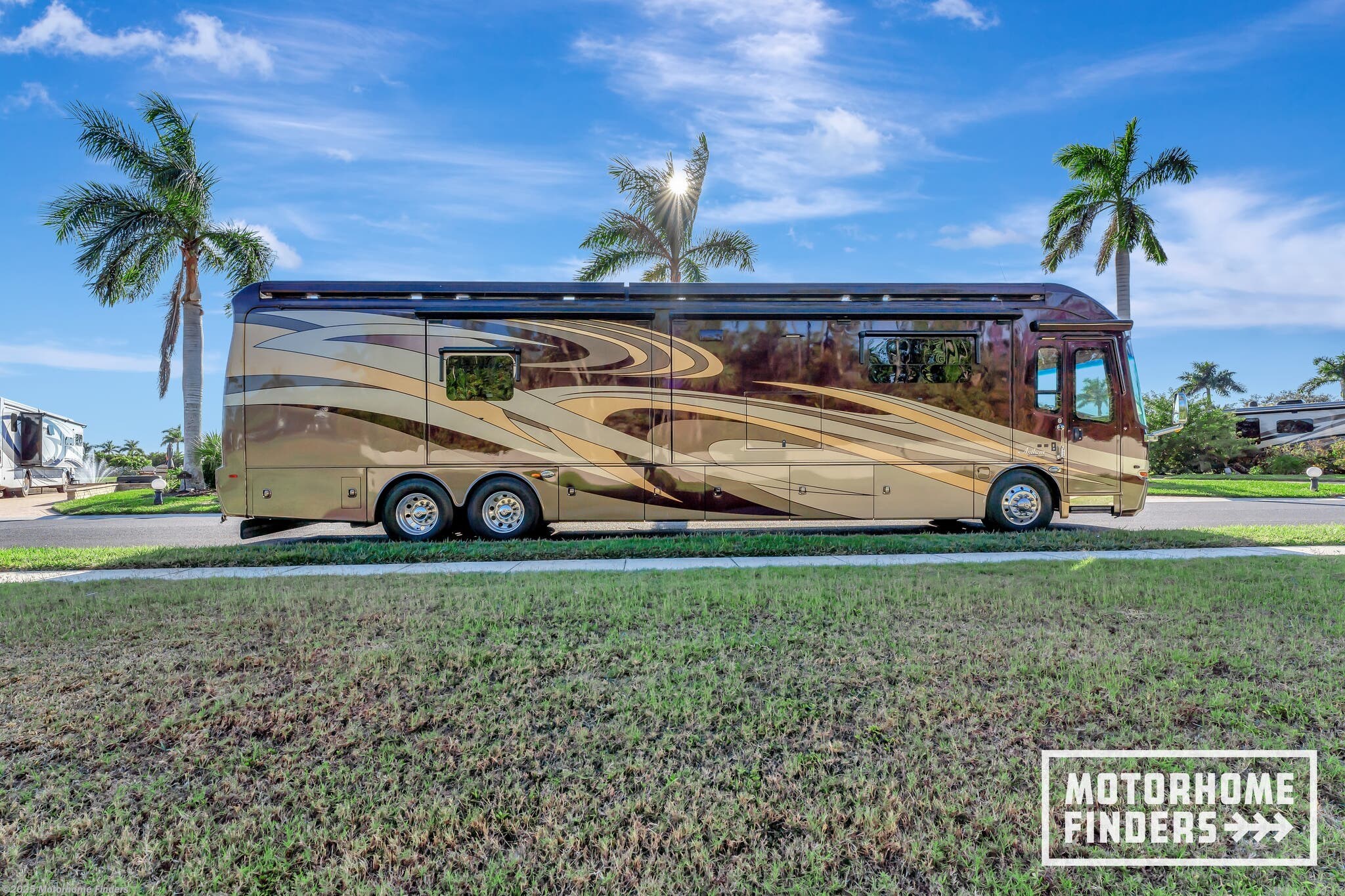Call now about this 2015 Entegra Coach Anthem 44B! 2015 Entegra Coach Anthem 44B - Used Diesel Pusher For Sale by Motorhome Finders in Port Charlot, Florida features Day/Night Shades, Heat Pump, Slideout, Free Standing Dinette w/Chairs, Electric Heat