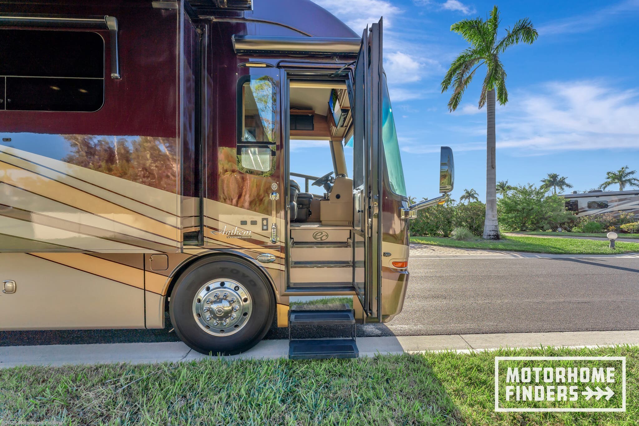 Contact us now about this 2015 Entegra Coach Anthem 44B! 2015 Anthem 44B by Entegra Coach from Motorhome Finders in Port Charlot, Florida