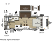 Call now about this 2026 Forest River R Pod RP-206! 2026 Forest River R Pod RP-206 - New Travel Trailer For Sale by Royal RV Center in Middlebury, Indiana features Slideout