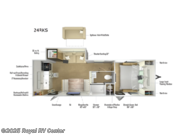 Call now about this 2026 Winnebago Thrive 24RKS! 2026 Winnebago Thrive 24RKS - New Travel Trailer For Sale by Royal RV Center in Middlebury, Indiana features Slideout