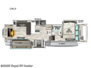 Call now about this 2026 Forest River Sabre 33RLP! 2026 Forest River Sabre 33RLP - New Fifth Wheel For Sale by Royal RV Center in Middlebury, Indiana features Slideout