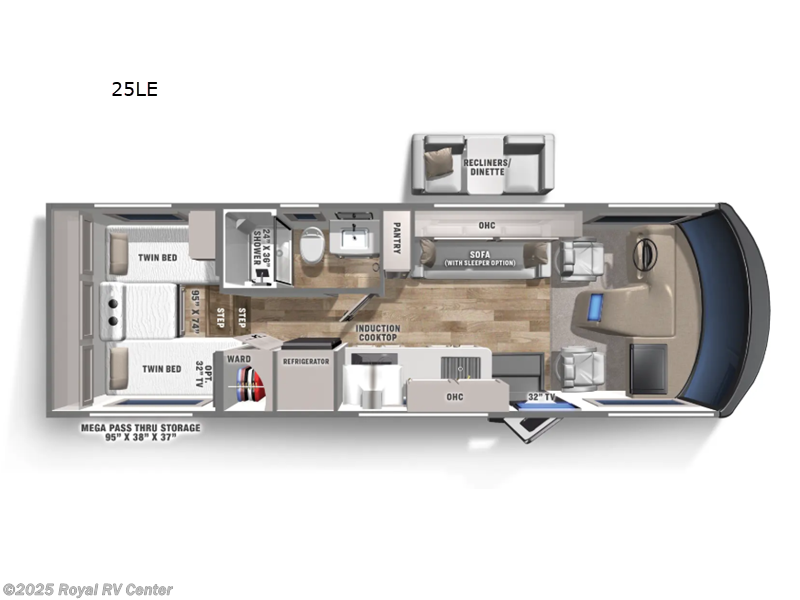 Call now about this 2026 Coachmen Euro 25LE! 2026 Coachmen Euro 25LE - New Class A For Sale by Royal RV Center in Middlebury, Indiana