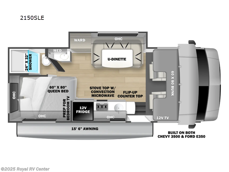 Call now about this 2026 Forest River Sunseeker LE 2150SLE Ford! 2026 Forest River Sunseeker LE 2150SLE Ford - New Class C For Sale by Royal RV Center in Middlebury, Indiana features Slideout