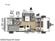 Call now about this 2026 Forest River R Pod RP-203! 2026 Forest River R Pod RP-203 - New Travel Trailer For Sale by Royal RV Center in Middlebury, Indiana features Slideout