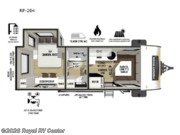 Call now about this 2026 Forest River R Pod RP-204! 2026 Forest River R Pod RP-204 - New Travel Trailer For Sale by Royal RV Center in Middlebury, Indiana features Slideout