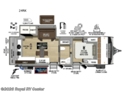Call now about this 2026 Forest River Un-Mapped 24RK! 2026 Forest River Un-Mapped 24RK - New Travel Trailer For Sale by Royal RV Center in Middlebury, Indiana features Slideout