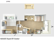 Call now about this 2026 Winnebago Thrive 26FKD! 2026 Winnebago Thrive 26FKD - New Travel Trailer For Sale by Royal RV Center in Middlebury, Indiana features Slideout