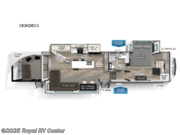 Call now about this 2025 Forest River Cherokee Arctic Wolf Suite 3800DECK! 2025 Forest River Cherokee Arctic Wolf Suite 3800DECK - New Fifth Wheel For Sale by Royal RV Center in Middlebury, Indiana features Slideout