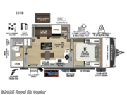 Call now about this 2026 Forest River Un-Mapped 22RB! 2026 Forest River Un-Mapped 22RB - New Travel Trailer For Sale by Royal RV Center in Middlebury, Indiana features Slideout