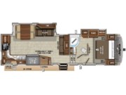 Call now about this 2020 Jayco Eagle HT 30.5MLOK! Floorplan of 2020 Jayco Eagle HT 30.5MLOK