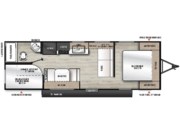 Call now about this 2025 Coachmen Catalina Summit Series 8 261BH! Floorplan of 2025 Coachmen Catalina Summit Series 8 261BH